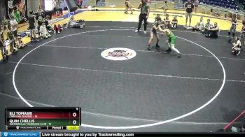 70 lbs Round 5 (6 Team) - Eli Tomasik, Carolina Reapers vs Quin Chellis, Summerville Takedown Club