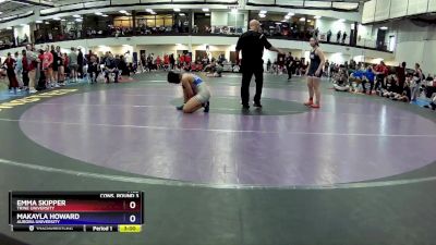 145B Cons. Round 3 - Emma Skipper, Trine University vs Makayla Howard, Aurora University