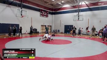 122 lbs Round 3 - Calvin Kudrna, Backyard Bullies WC vs Jamir Tyler, Pelion Youth Wrestling