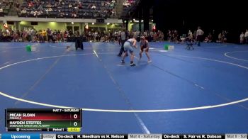 90 lbs Cons. Semi - Hayden Steffes, Sarbacker Wrestling Academy vs Micah Sloan, Pinnacle