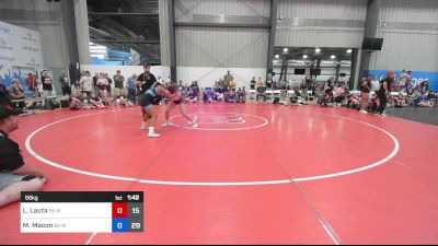 56 kg Quarterfinal - Lexi Lauta, PA West Black vs Marlena Macon, WOW