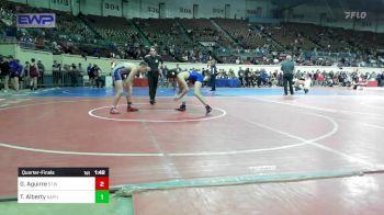 118 lbs Quarterfinal - Gabriel Aguirre, Stillwater vs Tucker Alberty, Sapulpa