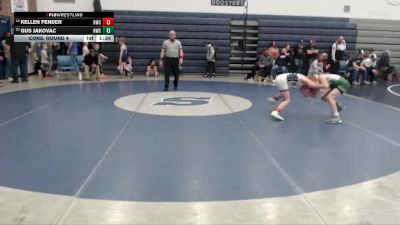 90 lbs Cons. Round 4 - Gus Jakovac, Homedale Wrestling Club vs Kellen Fender, Hawk Wrestling Club