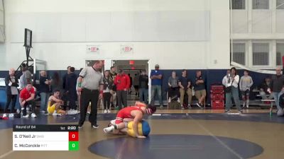 157 lbs Round Of 64 - Stephen O'Neil Jr, Ohio State vs Collin McCorckle, Pittsburgh