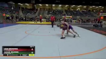 113 lbs Round 3 (4 Team) - Samuel Baldwin, 5A Ridgeview vs John Browning, 5A Redmond 2