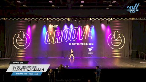 Dancin Bluebonnets - Barrett Wackman [2023 Mini - Solo - Jazz Day 1] 2023 GROOVE Dance Grand Nationals