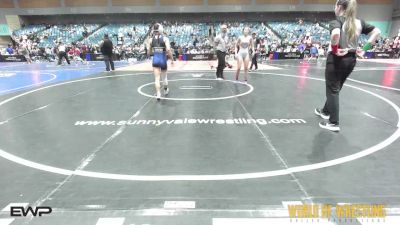 98 lbs Quarterfinal - Natalie LeGrand, Sperry Wrestling Club vs Jayla Swanson, Siouxland Wrestling Academy