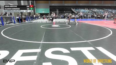 161 lbs Quarterfinal - Amari Meilicke, Legacy Elite Wrestling Club vs Allison Cummings, Cornerstone Mat Club