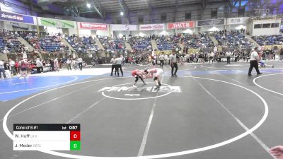 105 lbs Consi Of 8 #1 - Weston Huff, La Veta vs Jeremiah Meder, Ortega Middle School