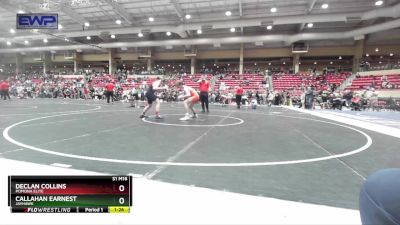 130 lbs Quarterfinal - Declan Collins, Pomona Elite vs Callahan Earnest, Jayhawk