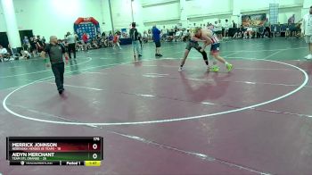 175 lbs Quarters & Wb (16 Team) - Merrick Johnson, Nebraska Heroes (B Team) vs Aidyn Merchant, Team STL Orange