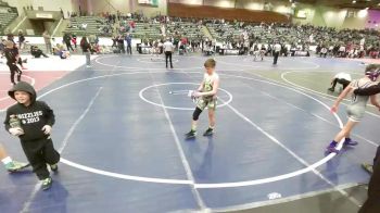 82 lbs Consi Of 4 - Ryker Voss, Roseburg MC vs Maxim Padilla, Nevada Elite