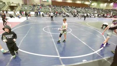 82 lbs Consi Of 4 - Ryker Voss, Roseburg MC vs Maxim Padilla, Nevada Elite