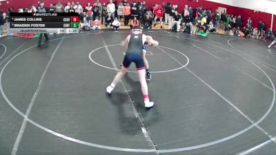 106 lbs Quarterfinal - Braiden Foster, Centennial vs James Collins, Corona Del Sol High School