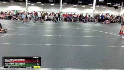 96 lbs Round 1 (8 Team) - Channing Peterson, Ohio Gold vs Matthew DeAngelo, Terps East Coast Elite