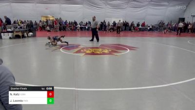 48 lbs Quarterfinal - Nicholas Katz, York vs James Loomis, Parish