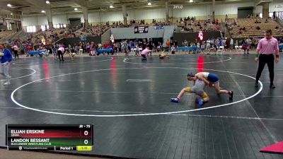 75 lbs Semifinal - Landon Bessant, Buccaneer Wrestling Club vs Elijah Erskine, SDWA