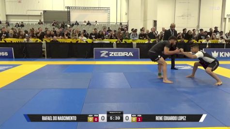Rene Eduardo Lopez vs Rafael Do Nascimento 2025 World IBJJF Jiu-Jitsu No-Gi Championship