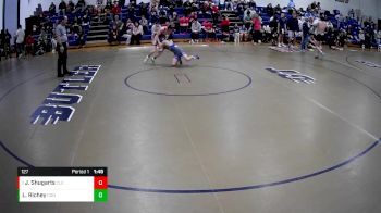 127 lbs Semifinal - Jackson Shugarts, Clearfield vs Lane Richey, Connellsville