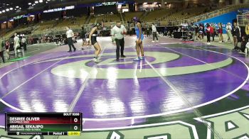 135 lbs Cons. Round 2 - Abigail Sekajipo, Greenbrier High School vs Desiree Oliver, Columbus High