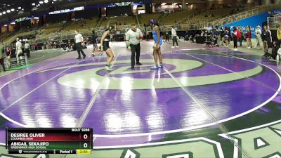 135 lbs Cons. Round 2 - Abigail Sekajipo, Greenbrier High School vs Desiree Oliver, Columbus High