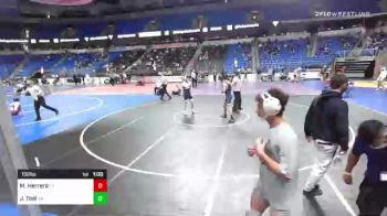 132 lbs Consi Of 16 #2 - Michael Herrera, Texas vs James Toal, Pennsylvania