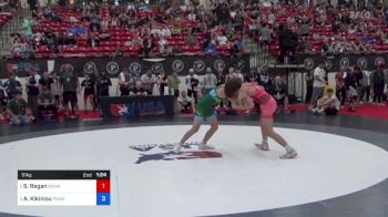 51 kg Quarters - Shamus Regan, Boom Ranch Wrestling Club vs Arseni Kikiniou, Poway Wrestling