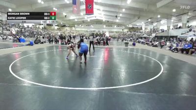 235 lbs Quarterfinals (8 Team) - Morgan Brown, Bartlett High School Girls vs Katie Looper, Riverdale High School Girls