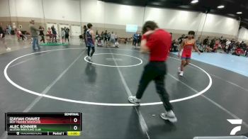 125 lbs Semifinal - Izayiah Chavez, Best Trained Wrestling vs Alec Sonnier, AllStar Wrestling Club