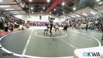 46 lbs Quarterfinal - Kase Williams, Raw Wrestling Club vs Cody Hawkins, HURRICANE WRESTLING ACADEMY