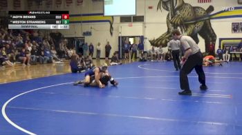 144 lbs Semifinal - Weston Stranberg, Wilton vs Jadyn Bevans, Solon