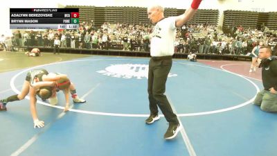 81 lbs Rr Rnd 2 - Adalynn Berezovske, Mount Carmel Area vs Brynn Mason, Power Half Wrestling Academy