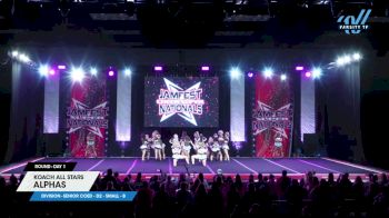 Koach All Stars - Alphas [2024 L4 Senior Coed - D2 - Small - B Day 1] 2024 JAMfest Cheer Super Nationals