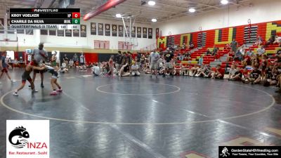 Youth-65 lbs Quarterfinals (8 Team) - Kroy Voelker, High Point vs Charile Da Silva, Morris Hills