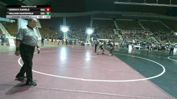 6A 138 lbs Champ. Round 2 - Derrick Daniels, Park Crossing High School vs William Hartsfield, Chelsea