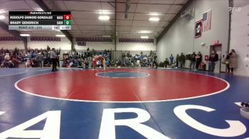 215 lbs Cons. Round 5 - Rodolfo (Junior) Gonzalez, Natrona County vs Brady Gensrich, Campbell County