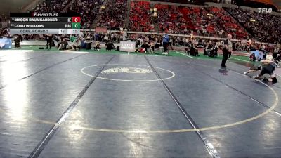 5A 144 lbs Cons. Round 2 - Mason Baumgardner, Century vs Cord Williams, Blackfoot