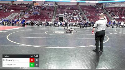 114 lbs Qtr-finals - Dakota Shugarts, Clearfield vs Zane Crouse, Bishop McDevitt