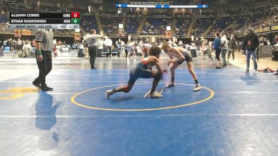 145 lbs Consy 1 - Ethan Radkowski, Avonworth vs Alijahh Cobbs, Cumberland Valley