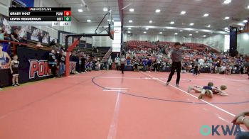58 lbs Quarterfinal - Grady Holt, Ponca City Wildcat Wrestling vs Lewis Henderson, Northeast Take Down Club