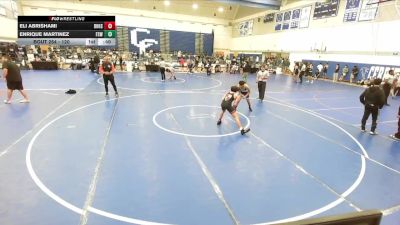 120 lbs Cons. Round 3 - Enrique Martinez, Fifth Sun WC vs Eli Abrishami, Beverly Hills High School