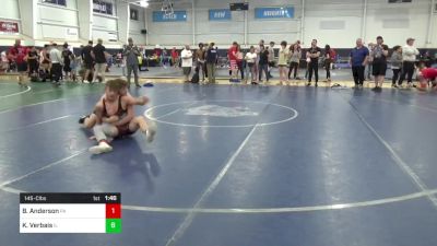 145-C lbs Quarterfinal - Balian Anderson, PA vs Knox Verbais, IL