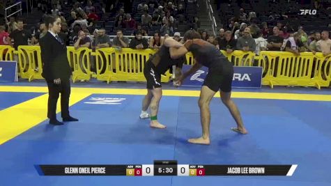 Jacob Lee Brown vs Glenn Oneil Pierce 2025 Pan IBJJF Jiu-Jitsu No-Gi Championship