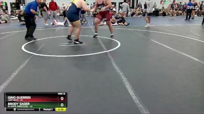 285 lbs Round 6 (8 Team) - Brody Sager, NJ Rams Wrestling vs Gino Guerrisi, Lost Boys
