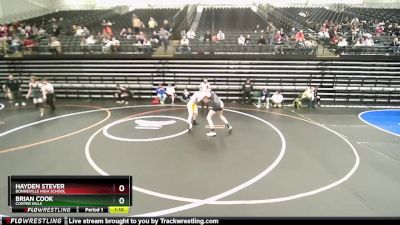 147 lbs Champ. Round 2 - Hayden Stever, Bonneville High School vs Brian Cook, Copper Hills