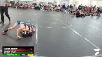 80 lbs Round 2 (4 Team) - Braden Haley, 84 Athletes vs Hunter Pierson, Contenders Green