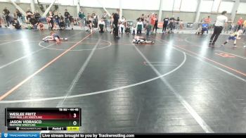 44-45 lbs Round 3 - Jason Vidrasco, Redmond Wrestling vs Weslee Fritz, Team Real Life Wrestling