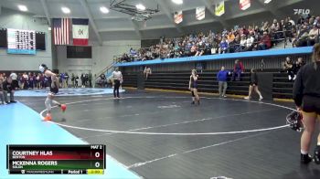 110 lbs Quarterfinal - McKenna Rogers, Solon vs Courtney Hlas, Benton