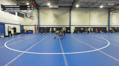 113 lbs Consi Of 16 #1 - Alexander Brady, MetroWest United vs Matthew Childs, Upper Cape