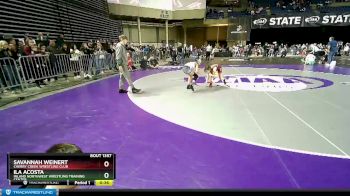 66-72 lbs 3rd Place Match - Savannah Weinert, Cherry Creek Wrestling Club vs Ila Acosta, Inland Northwest Wrestling Training Center